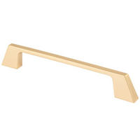 MÖBELGRIFF BA 160mm, Küchengriff Goldfarbig matt, Türgriff Stilo - Goldfarben, Metall (0.8/3/18.5cm)