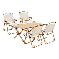 GARTENMÖBEL-SET Botrugno 5 TLG. - Beige, Textil/Metall - casa.pro