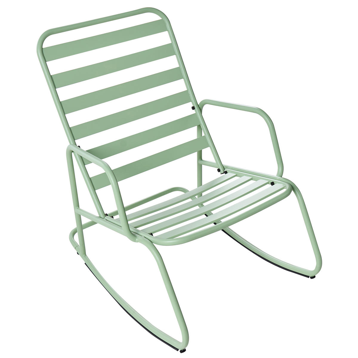 GARTEN-SCHAUKELSTUHL Grün Turi - Grün, Metall (66/92/96cm) - Beliani