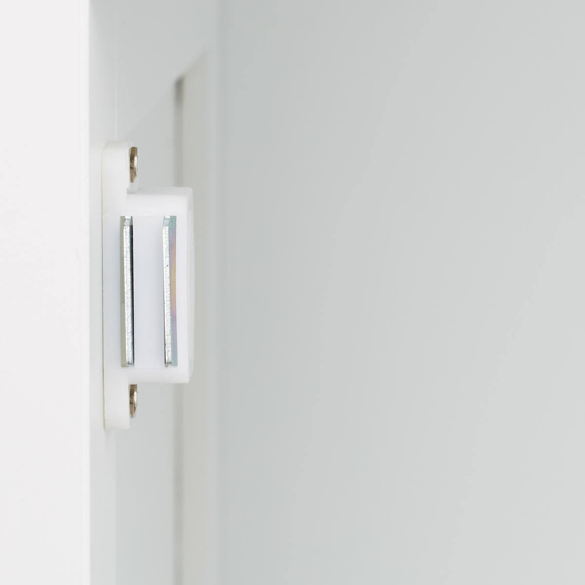 BADSCHRANK - Weiß, Holzwerkstoff (45/83/30cm) - Relaxdays