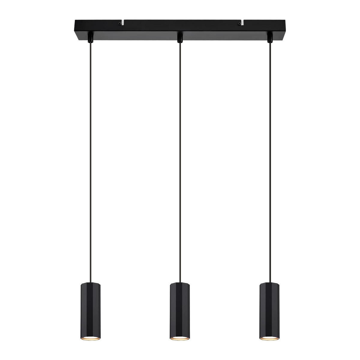 PENDELLEUCHTE Sebastian 45/5/10 cm - Schwarz, Metall (45/5/10cm) - ZMH