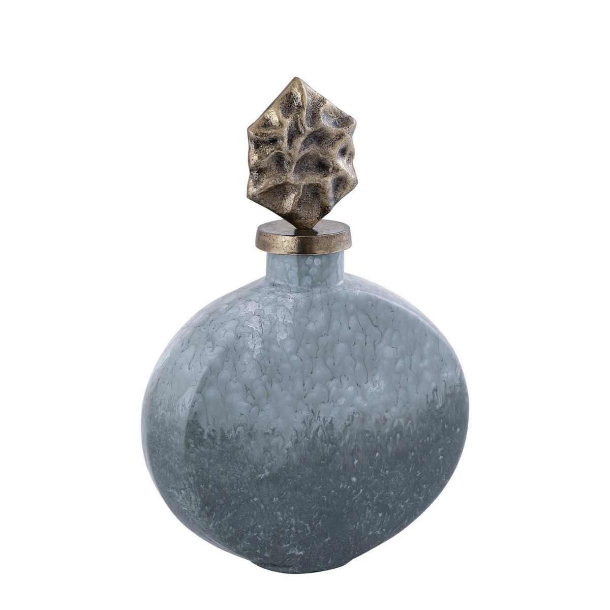 SKULPTUR Cherisee Grün 28/9/36cm - Grün, Glas (9/36/28cm) - PTMD Collection