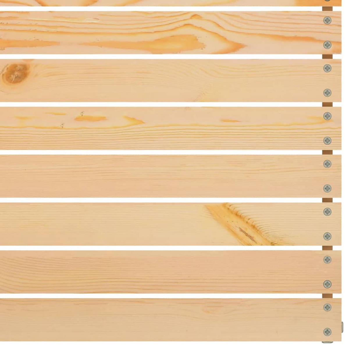 GARTEN-LOUNGE-SET 3-teilig Massivholz Kiefer - Braun, Holz - vidaXL