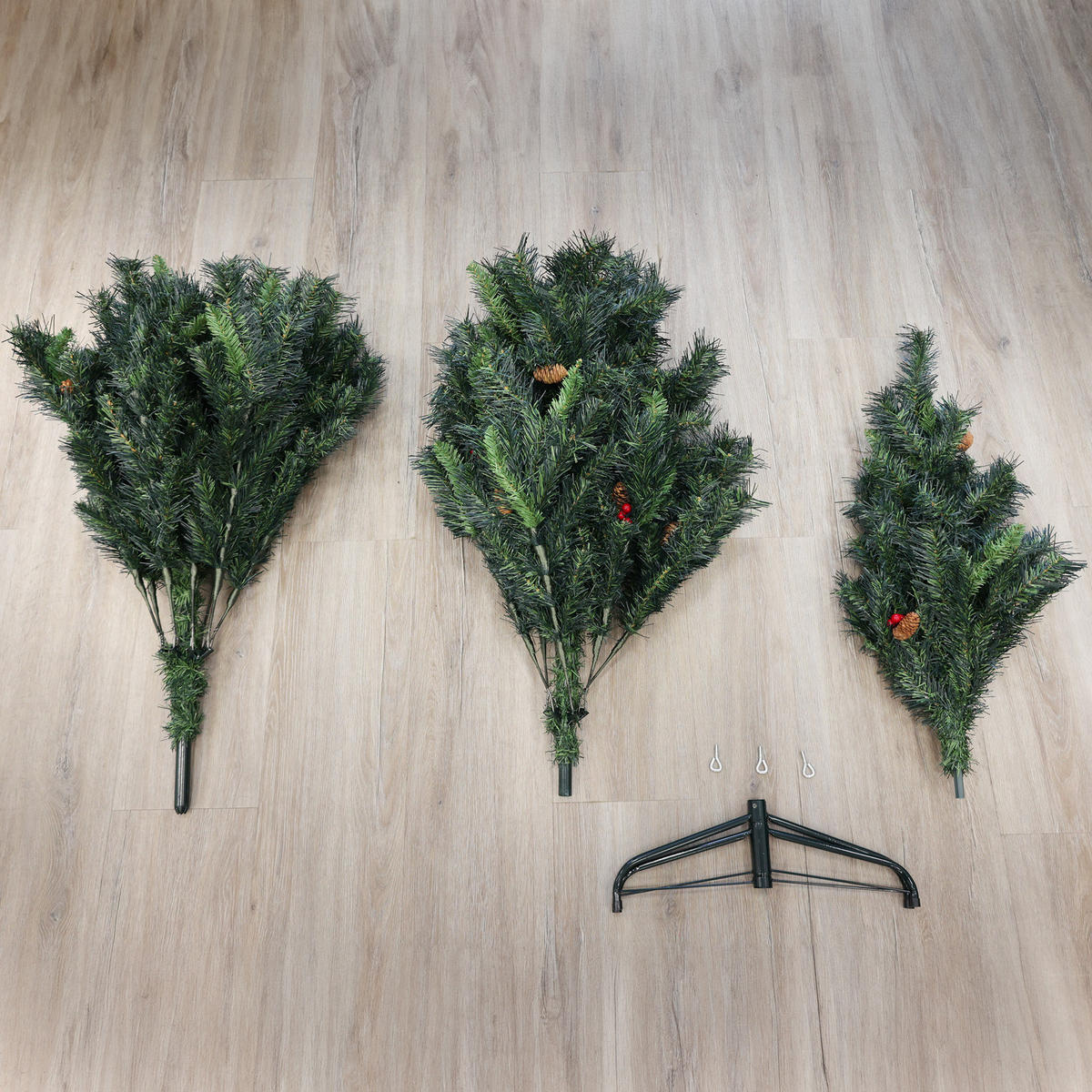 WEIHNACHTSBAUM künstlich - Grün, Kunststoff (90/210cm) - SVITA