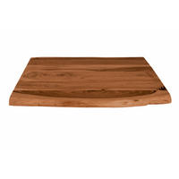 TISCHPLATTE CURT - Braun/Naturfarben, Akazienholz/Holz (60/60/3cm) - SAM