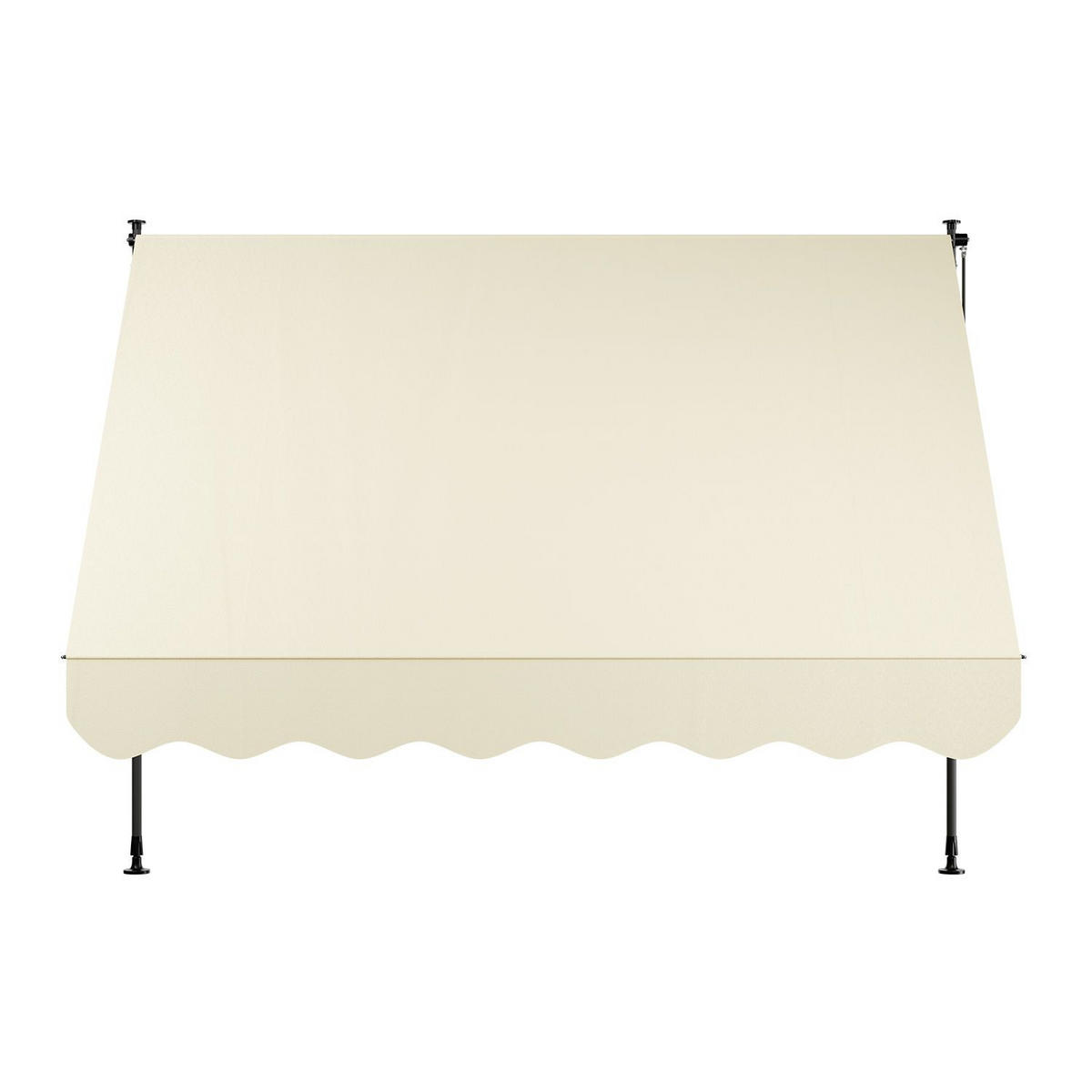 KLEMMMARKISE Kapstadt beige 250x120 cm - Beige, Textil (250/200/120cm) - Juskys