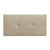 KOPFTEIL Ilan Beige 107 cm x 52 cm - Beige, Textil (107/52/3cm) - Kenay Home