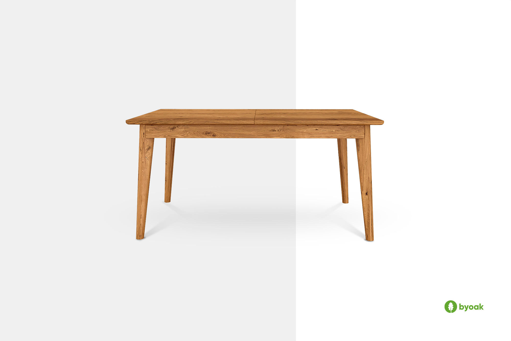 TISCH MIT SCHIEBEPLATTE GREG Kernbuche - Kernbuche, Holz (165/100/77cm) - byoak