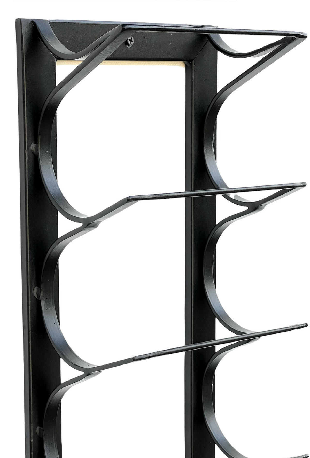 WEINREGAL Etude Wand & Stehend für 8 Flaschen Metall Schwarz - Schwarz, Metall (20/83/14.5cm) - DanDiBo