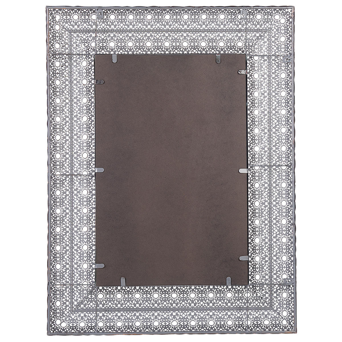 WANDSPIEGEL kupfer rechteckig 69/90 cm Dehradun - Kupferfarben, Metall (60/90/5cm) - Beliani