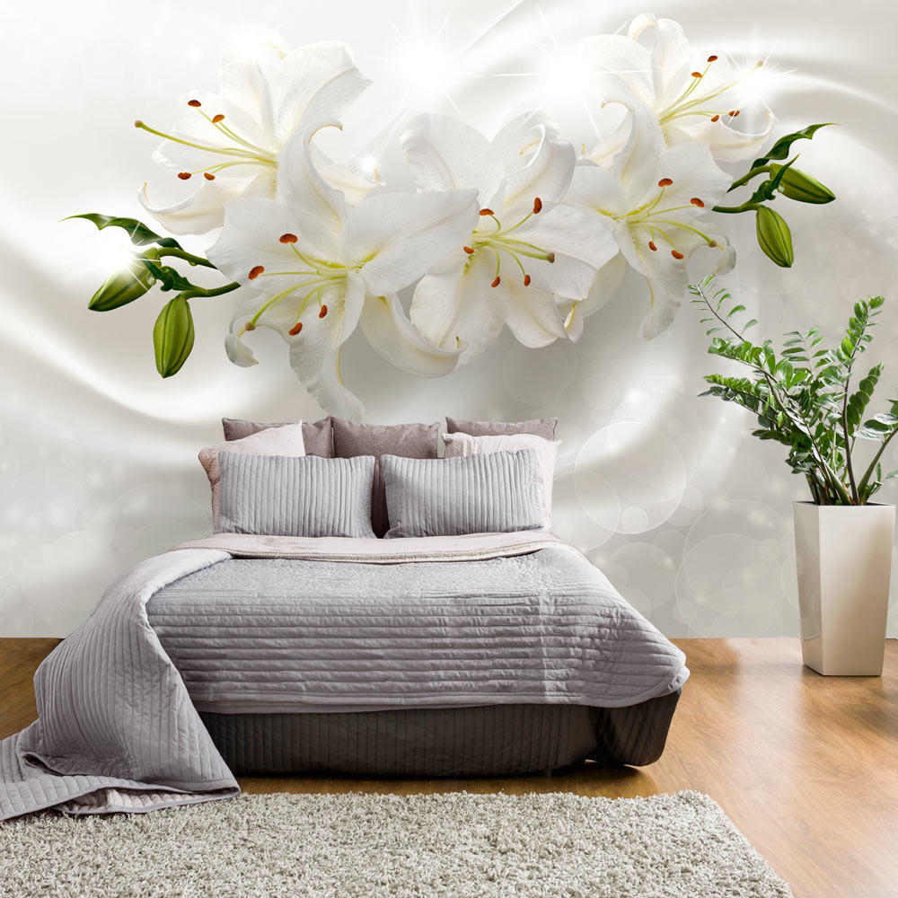 SELBSTKLEBENDE FOTOTAPETE 147/105 cm - Beige/Weiß, Kunststoff/Textil (147/1cm) - KUNSTLOFT