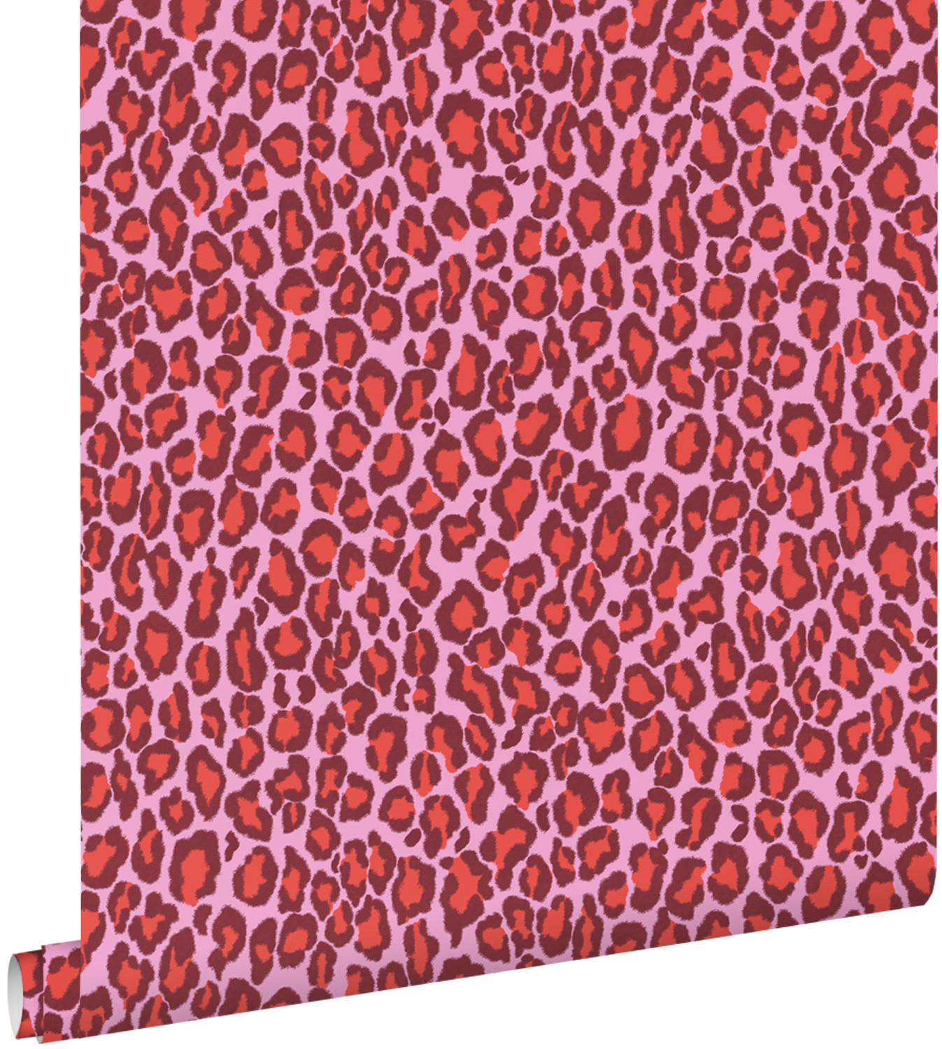 TAPETE Leopardenmuster 50 x 900 cm - Pink, Papier (50/0.1cm) - ESTAhome