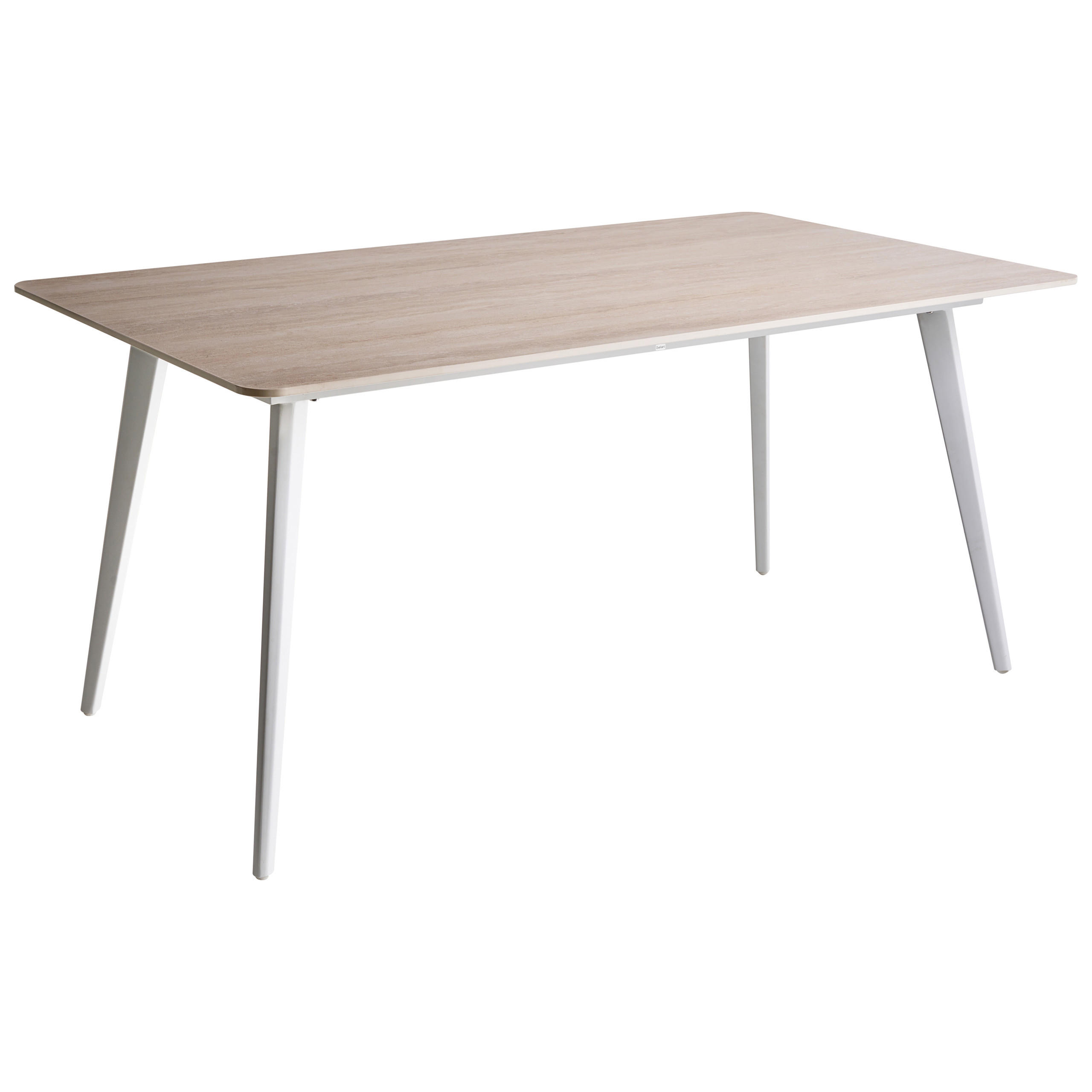 MASĂ DE GRĂDINĂ 160/90 cm piatră aspect de travertin Rodallo