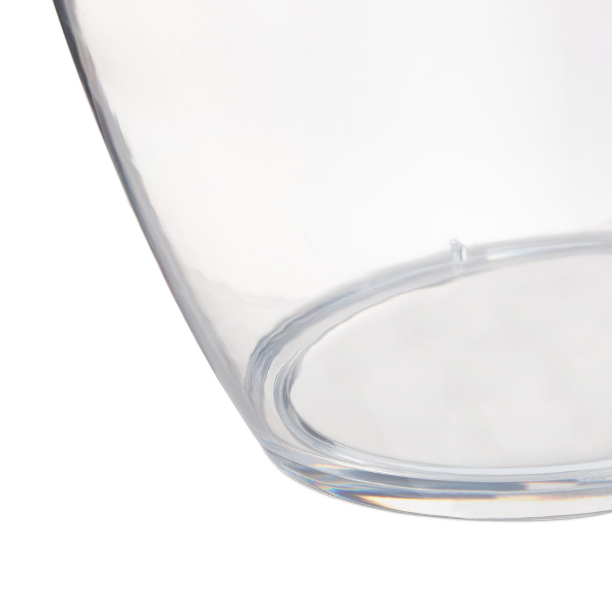 GETRÄNKEKÜHLER - Transparent, Kunststoff (34.5/25.5cm) - Relaxdays