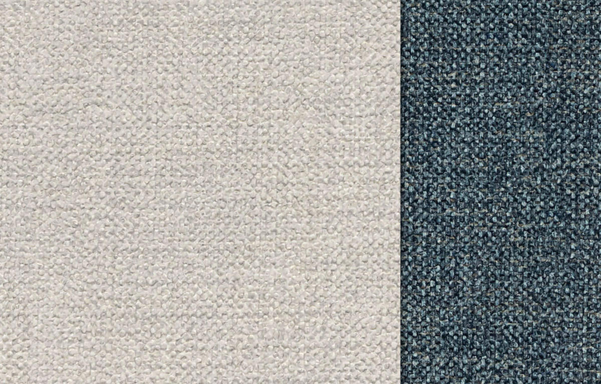 ECKSOFA OTTO 4-Sitzer, creme - Creme/Schwarz, Holz/Textil (279/159cm) - Courtois Laville