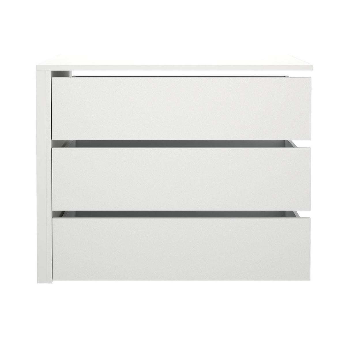 SCHUBLADENEINSATZ, Catania, Weiß, Holzwerkstoff, 70 x 55 x 87 cm - Weiß, Holzwerkstoff (70/87/55cm) - ebuy24