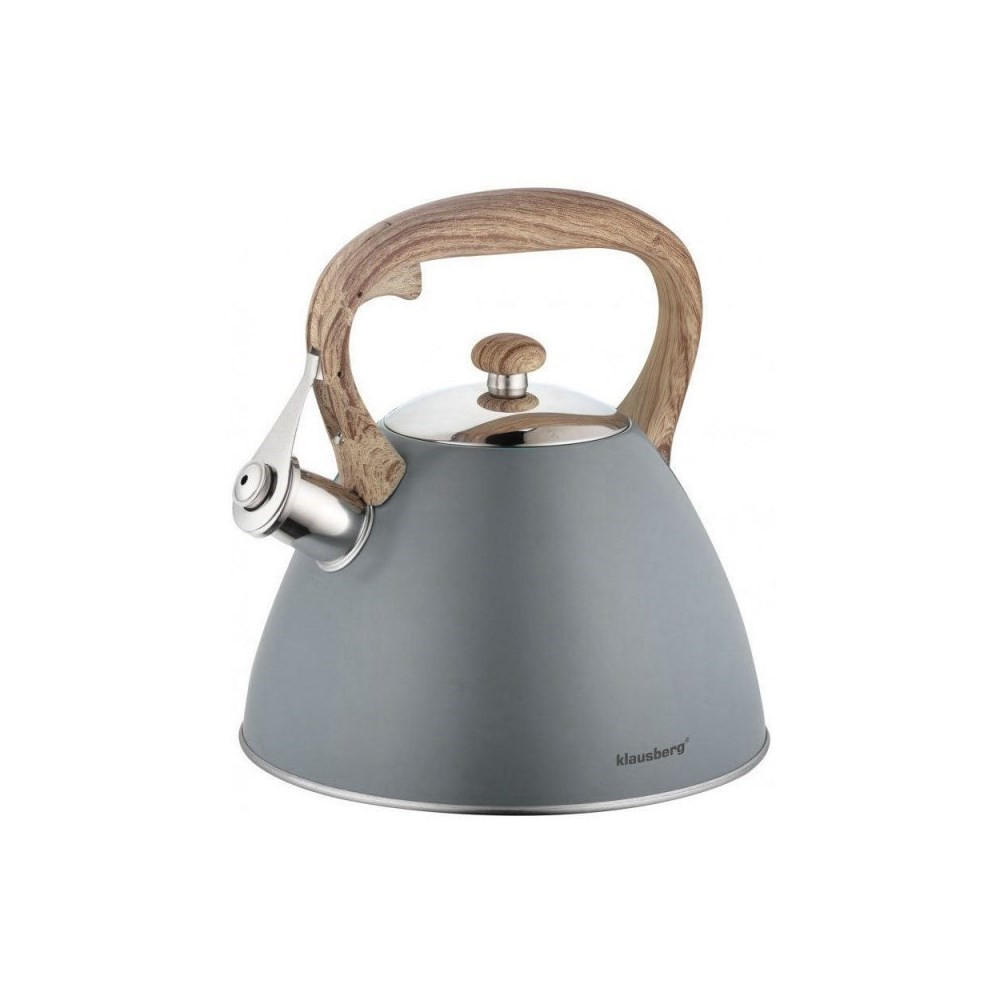 WASSERKESSEL Grau 25.5/22.5/24 cm KB7297 - Grau, Metall (25.5cm) - Klausberg 