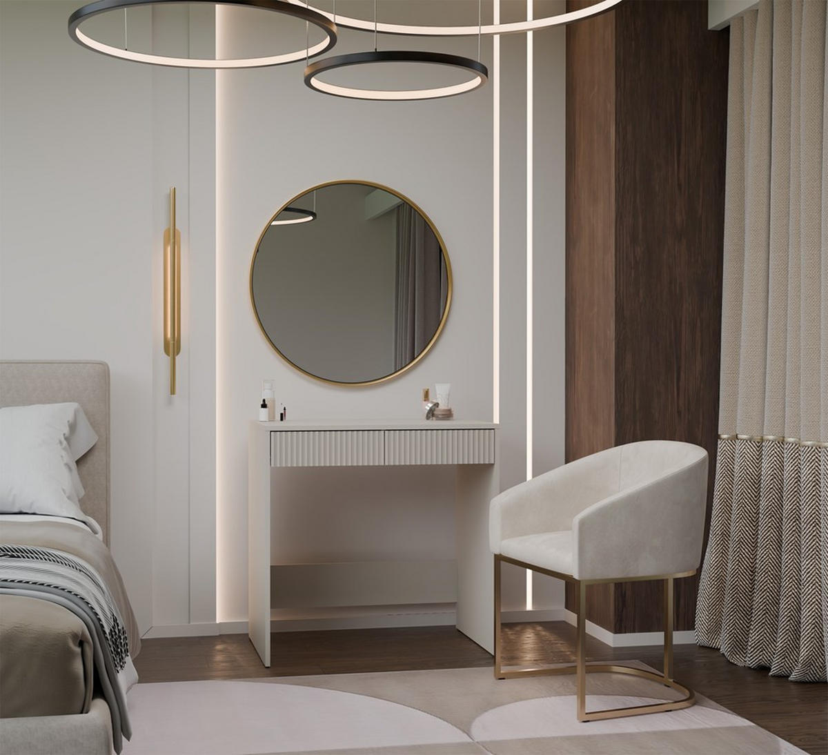 SCHREIBTISCH Slim Kaschmir 81/80/50 - Kaschmir, Holzwerkstoff (50/81/80cm) - RAUMHIRSCH FURNITURE