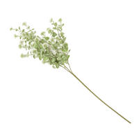 DEKOZWEIG Kugelblüten weiß, langstielig 66 cm - Weiß, Kunststoff (66cm) - Homescapes