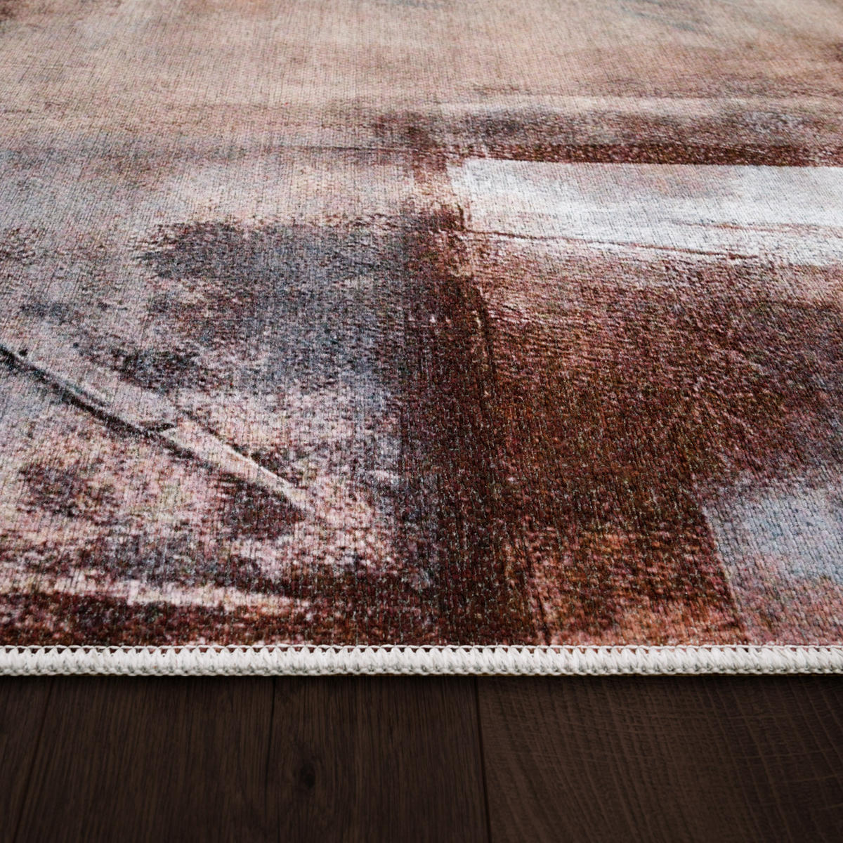 KURZFLORTEPPICH 160/160 cm Marseille 933 - Multicolor, Textil (160/160cm) - Paco Home