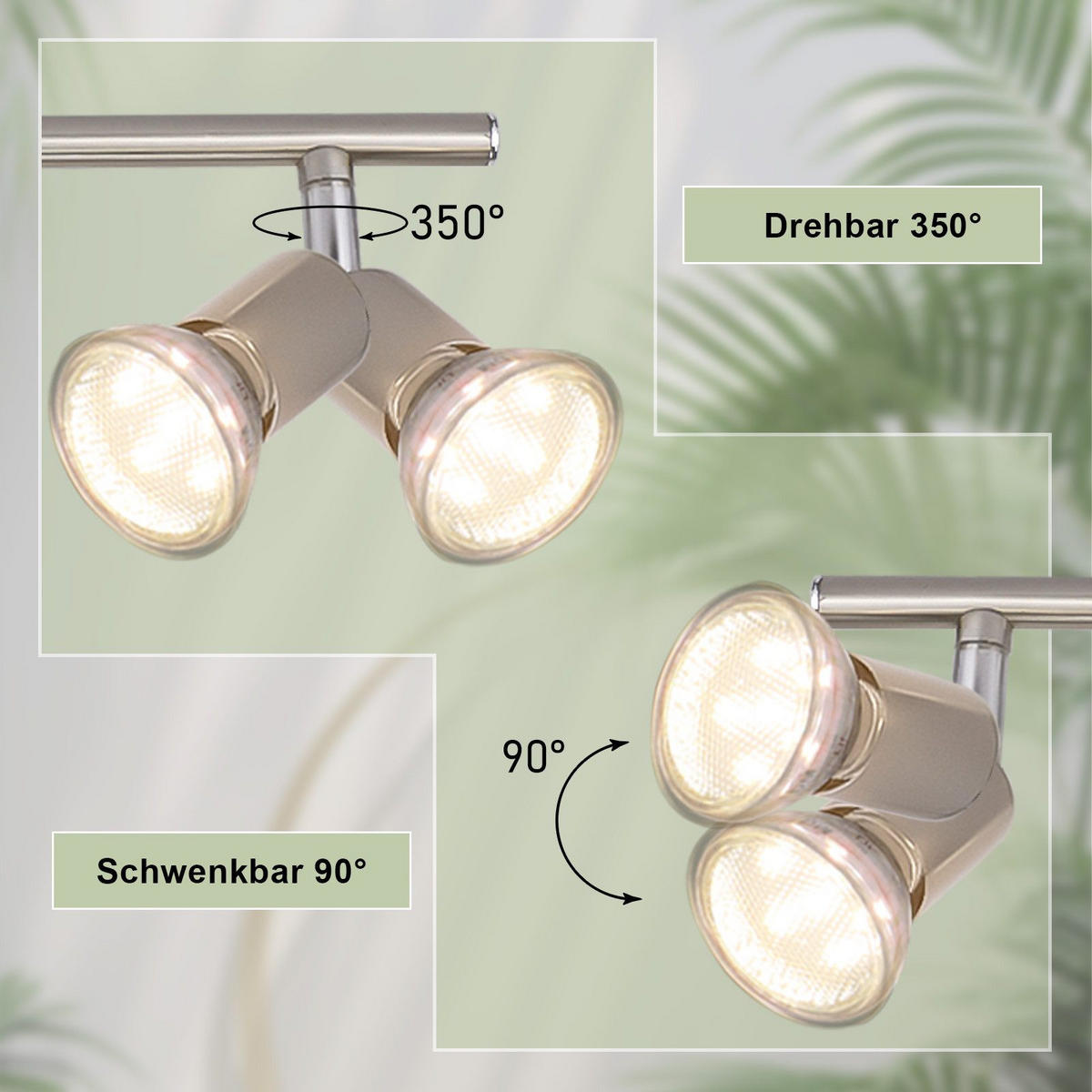 DECKENLEUCHTE Levin 54/15/3.2cm - Silberfarben, Metall (54/15/3.2cm) - Nettlife