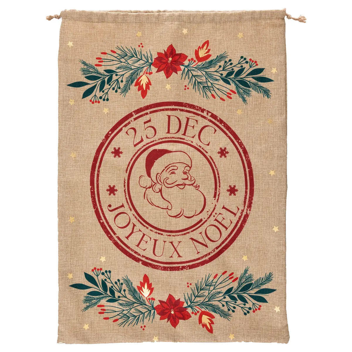 GESCHENKSACK Weihnachtsmuster 50/70 cm - Multicolor, Textil (0.4/70/50cm) - Atmosphera Createur d´interieur