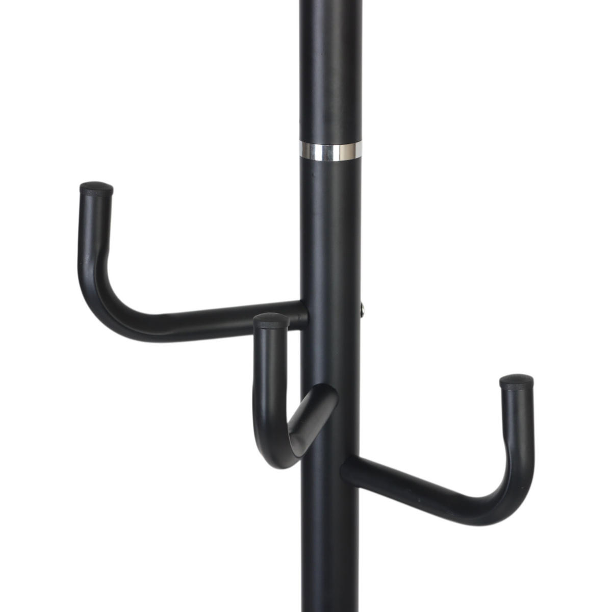 GARDEROBENSTÄNDER - Schwarz, Stein/Metall (30/176/30cm) - Relaxdays