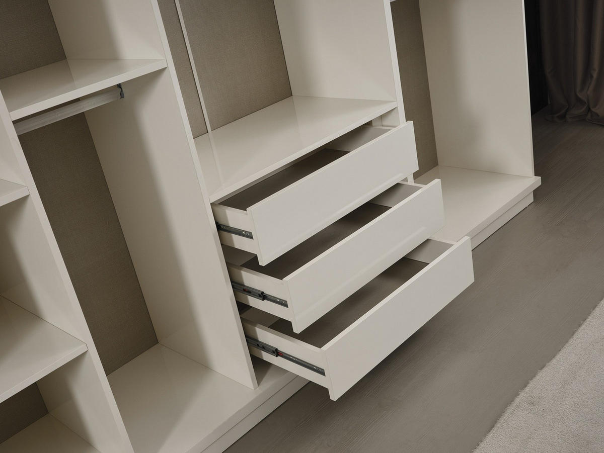 KLEIDERSCHRANK Pedro 2 trg. - Beige, Holzwerkstoff (86/219/56cm)