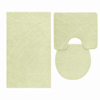BADEMATTE Set 3 tlg CREME - Creme, Textil (60/100cm) - ROLFNERS