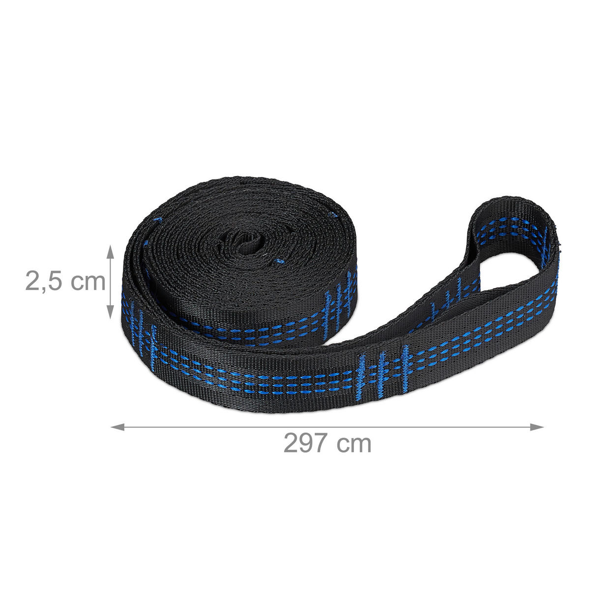 HOUPACÍ síť - černá, kov/textil (6cm) - Relaxdays