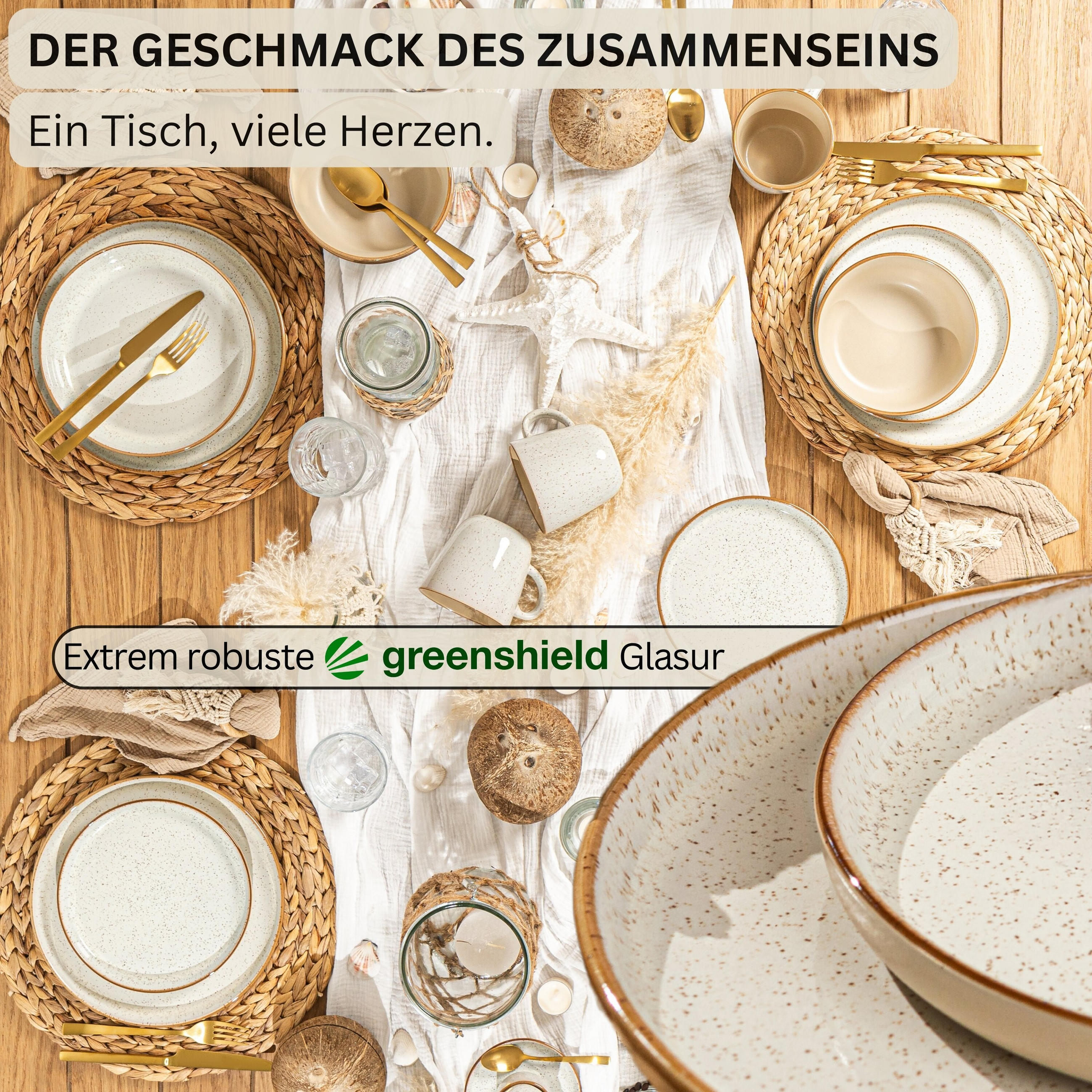Thumbnail - Sänger Speiseteller, Creme, Keramik, kratzfest, Essen & Trinken, Geschirr, Teller, Speiseteller