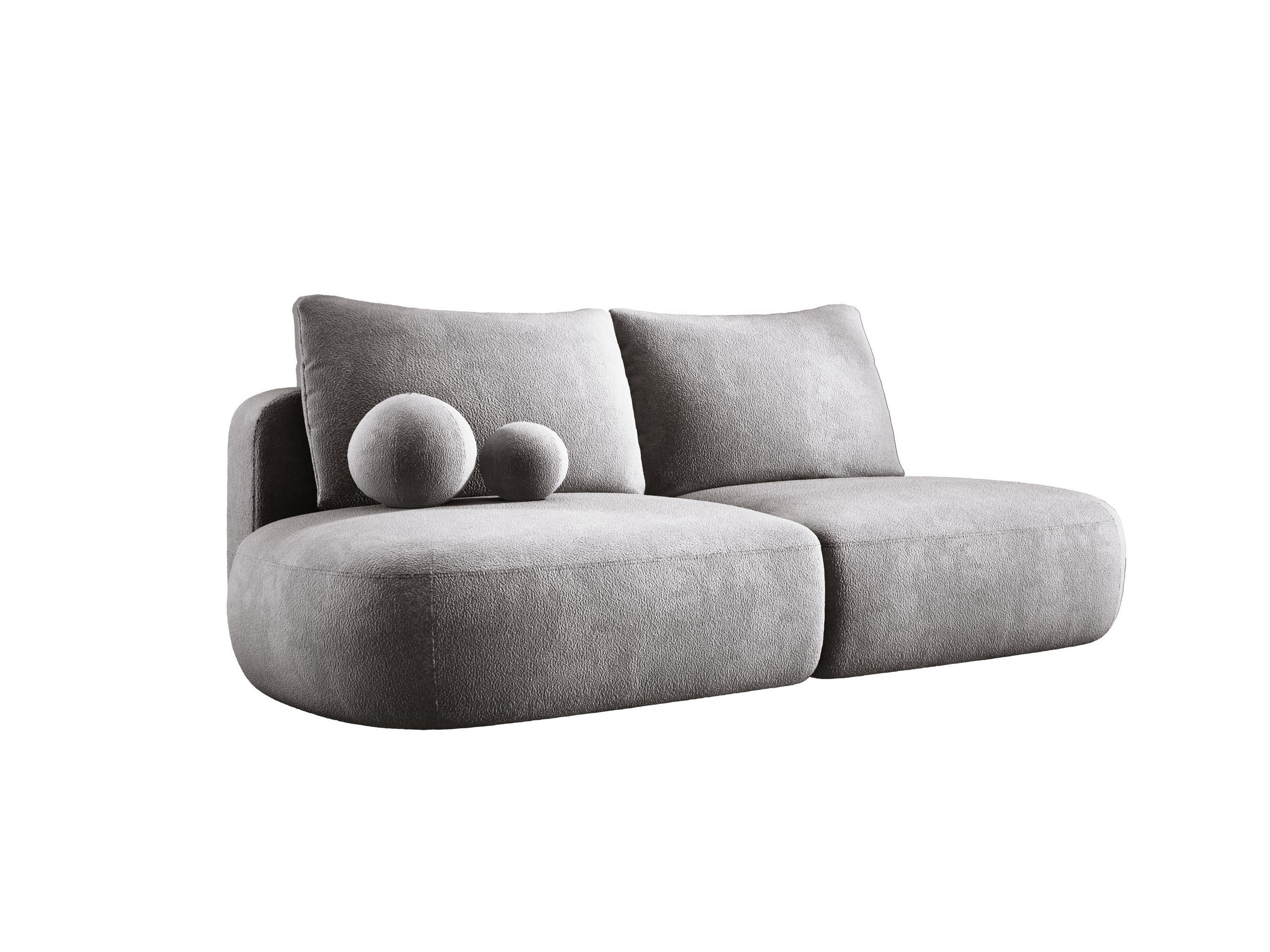 SCHLAFSOFA Moderne BABU mit Schlaffunktion – 3-Sitzer Sofa mit Bettkasten, DL-Automat, 2 Rückenkissen, 2 Zierkissen, 240x90x90 cm, Grau - Grau, Holz/Textil (240/90/90cm) - DomoHome