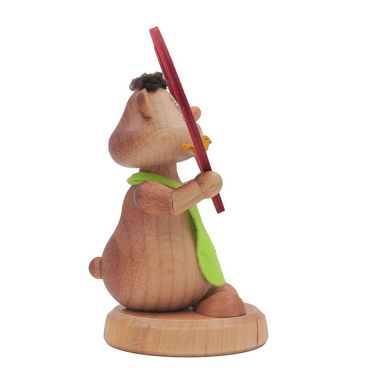 HOLZFIGUR Hamster Romantiker 11 cm - Multicolor, Metall (6/11/0.1cm)