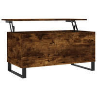 COUCHTISCH Räuchereiche 90x44,5x45 cm Holzwerkstoff - Braun, Holzwerkstoff (90/44.5/45cm) - furnicato