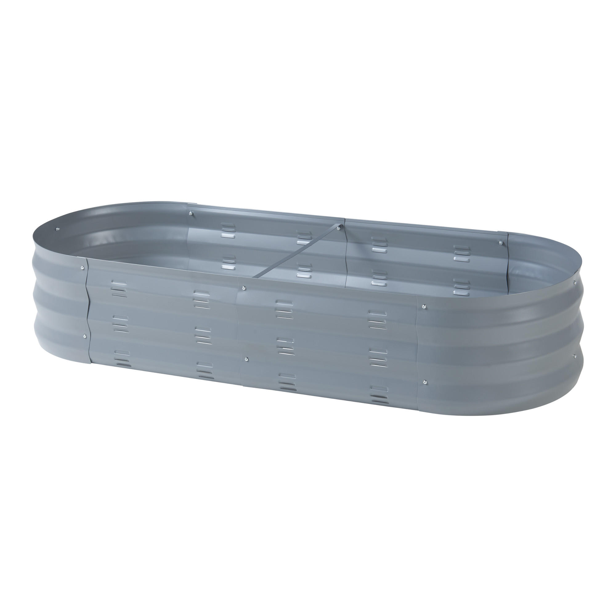 PFLANZBEET Alfedena - Anthrazit, Metall (129/25/50cm) - casa.pro