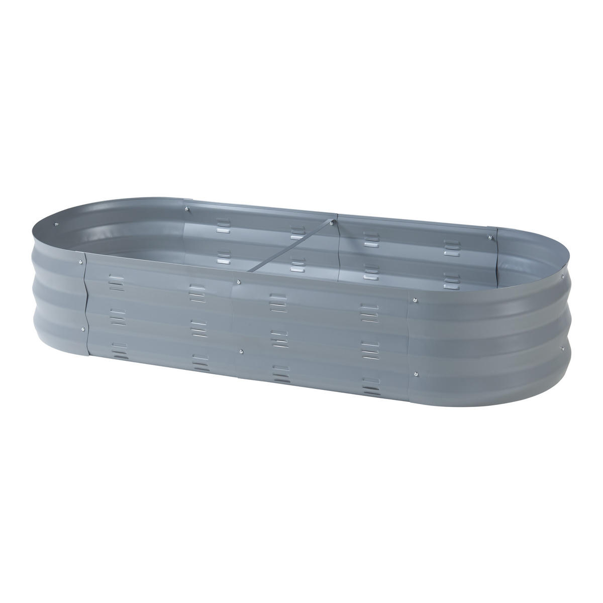 PFLANZBEET Alfedena - Anthrazit, Metall (129/25/50cm) - casa.pro
