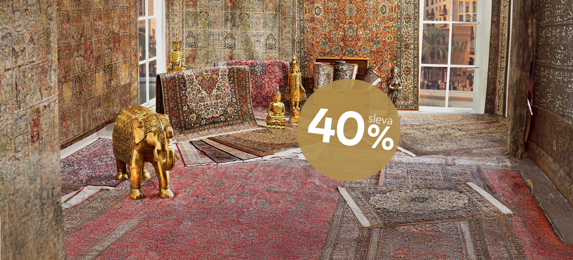 Orientální koberce - sleva 40 %