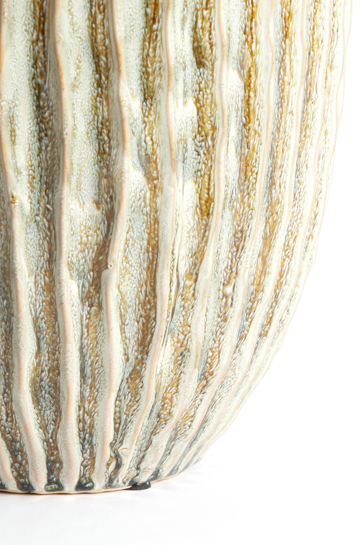 VAZE Talea Grün 25/25/28 cm - Salbeigrün, Keramik (28cm) - Light & Living
