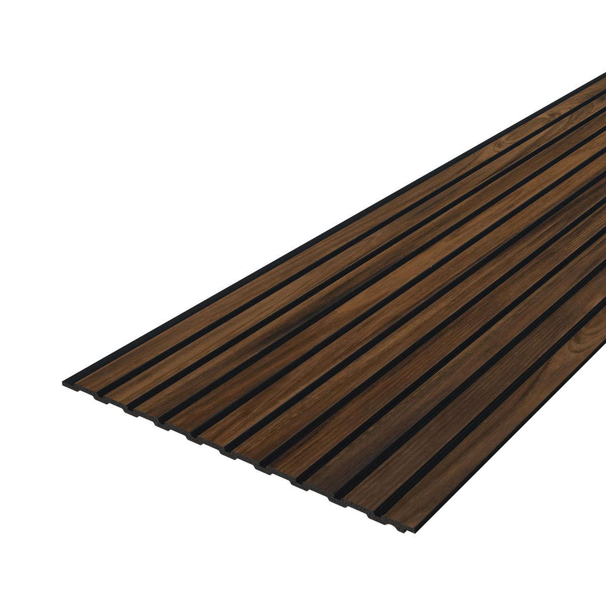 WANDPANEEL-SET Boxtel 12-TLG. - Walnussfarben, Kunststoff (0.7/31.5/195cm) - NEU.HOLZ
