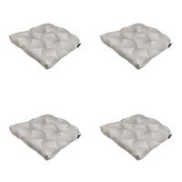 SITZKISSEN Napels - Taupe - 46/46/6 cm - 4er-Set - Taupe, Textil (46/6/46cm) - Madison