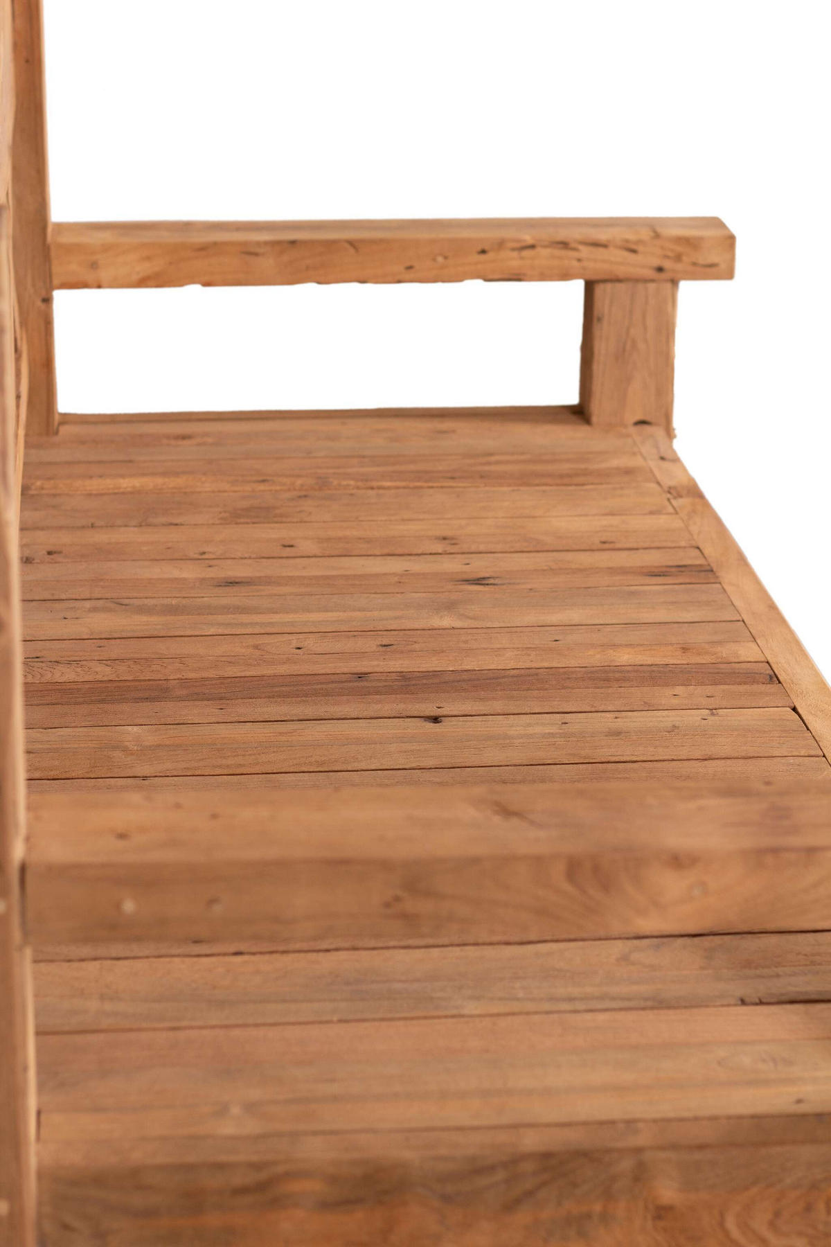 GARTENBANK Rustique - Naturfarben, Holz (160/99/73cm) - Mr. Deko