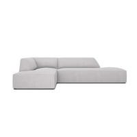 ECKSOFA links Ruby aus strukturiertem Stoff hellgrau 4 Sitzplätze - Hellgrau, Textil (180/273cm) - Micadoni
