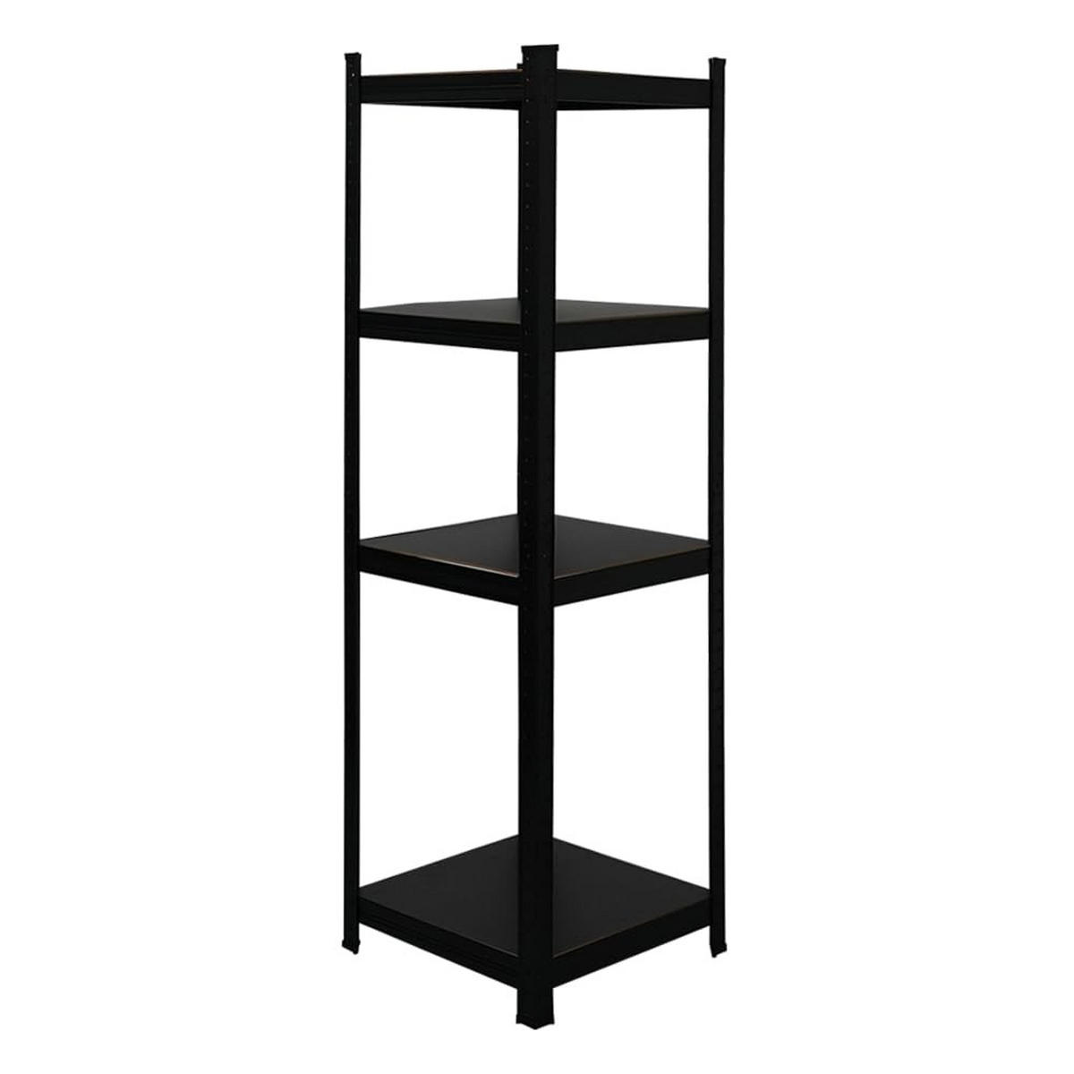 WOHNREGAL Ragnar 150x45x45 cm Fachlast 100 kg Matt Schwarz - Schwarz, Metall (45/150/45cm) - PROREGAL