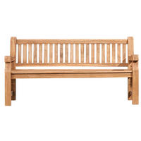 TEAKBANK Jacky 220 cm teak - Braun, Holz (220/61/93cm) - TPFGarden