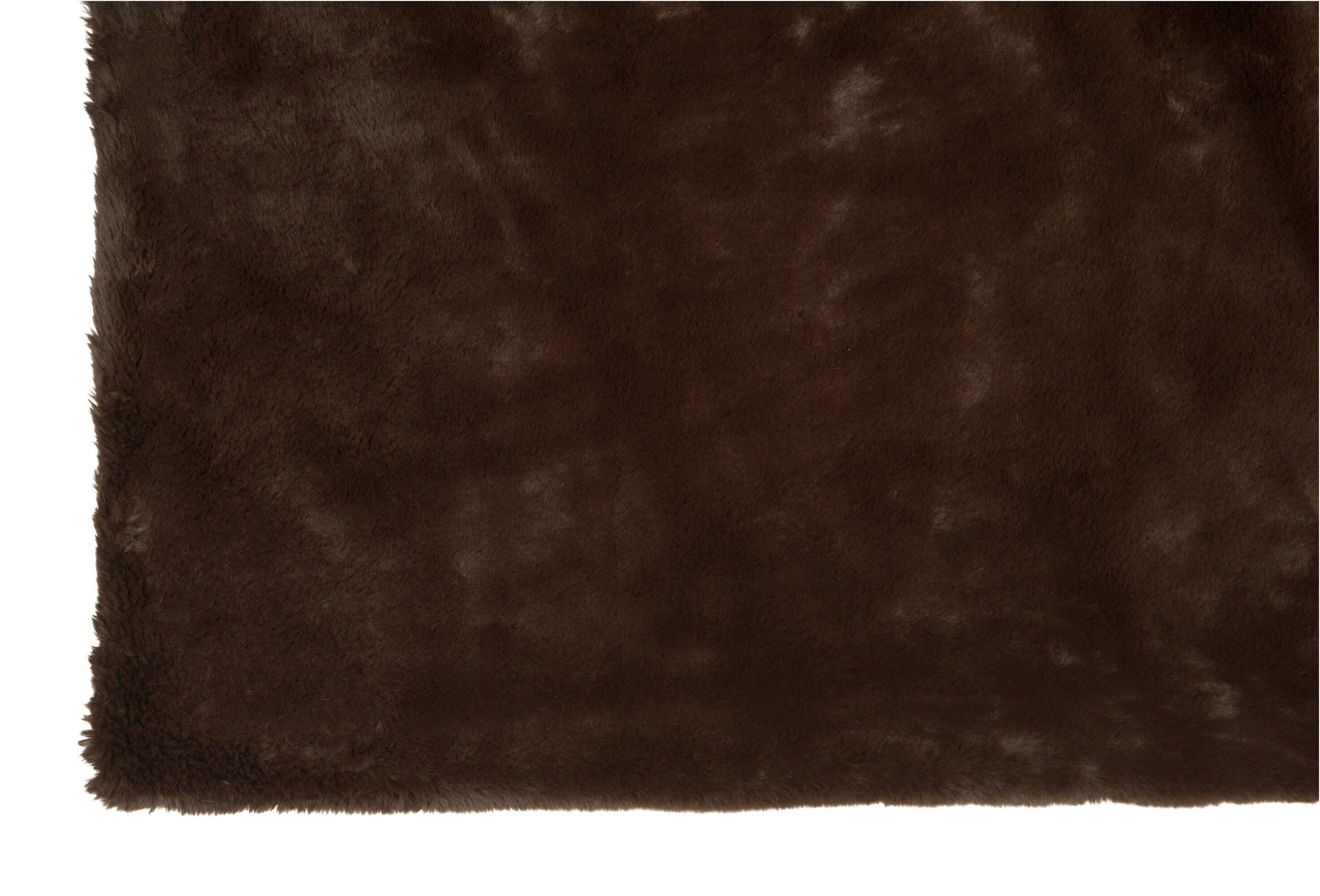 PLAID CUTIE - Plüsch - Dunkelbraun - 180/130/3 cm - Dunkelbraun, Textil (130/180cm) - J-Line