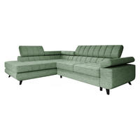 COLTAR Nord Premium, Stanga - verde mentă/antracit, material textil/lemn (264/203cm) - MIRJAN24
