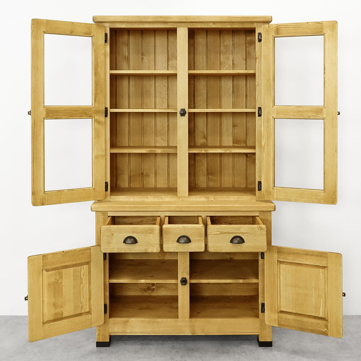 BUFFET aus Massivholz VINTAGE - Honig, Holz (116/200/48cm) - Seart