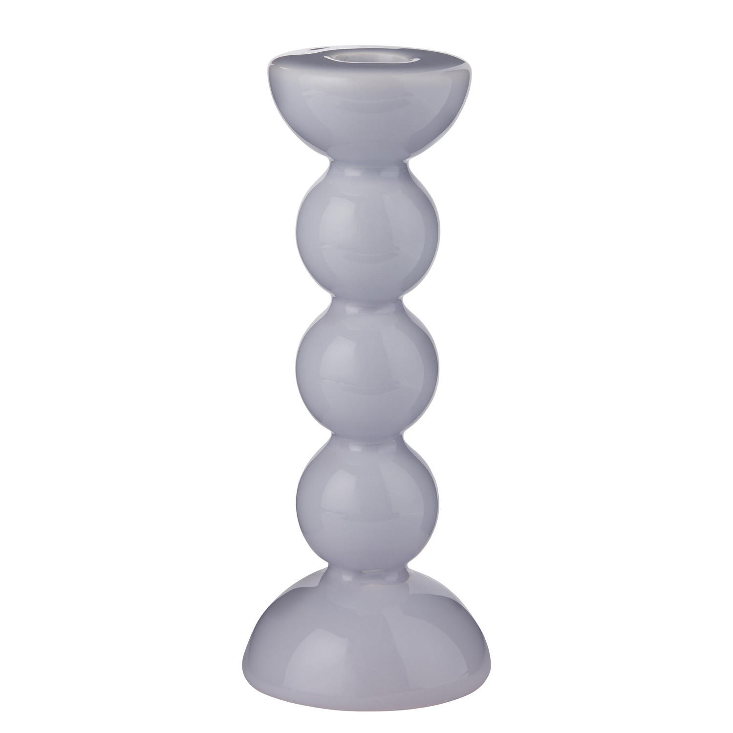 KERZENHALTER Super Natural - Blau, Keramik (8/20/8cm) - Butlers