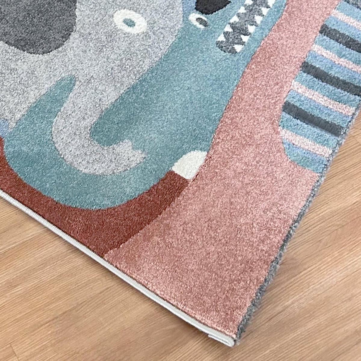 TEPPICH für Kinder mit Waldtieren mehrfarbig - Multicolor, Textil (135/190cm) - AFK Living