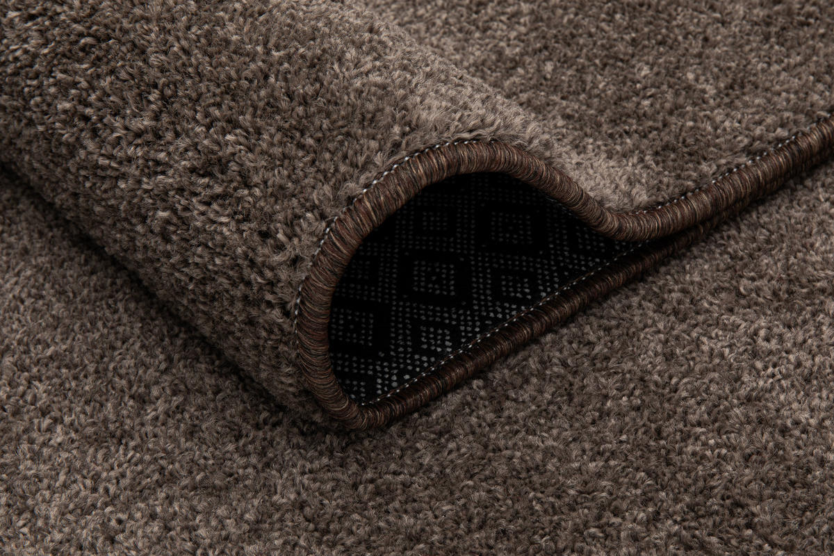 TEPPICH NOYAN Dunkelbraun 120/170 cm - Dunkelbraun, Kunststoff (120/170cm) - Tapiso